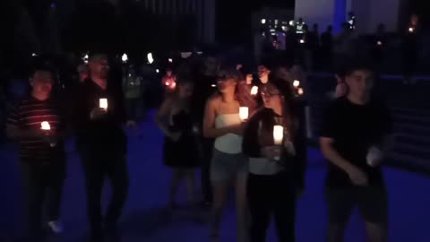 Moldova: candle light protest in response to rising energy prises (Sept. 3, 2022)