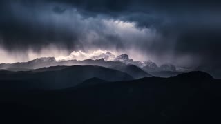 clouds and rain