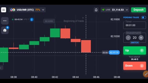 how to trade live market in quotex ink in description
