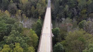 Abandoned highway with no one around in North Carolina, USA - Drone Footage