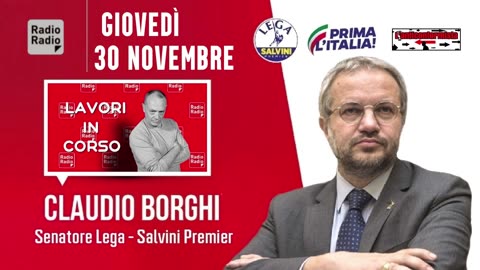 🔴 Sen. Claudio Borghi a "Lavori In Corso" su RadioRadio: trattato OMS? Staremo in guardia.