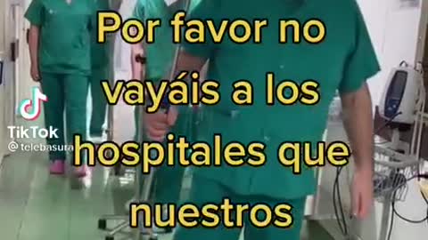 Saturación en los hospitales españoles