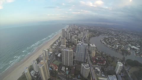 Q1 Resort Australia's Tallest Tower, Day to Night views