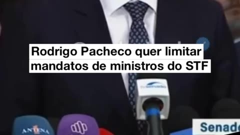 Rodrigo Pacheco quer limitar mandatos de ministros do STF