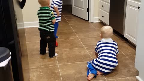 Dancing toddlers will brighten your day