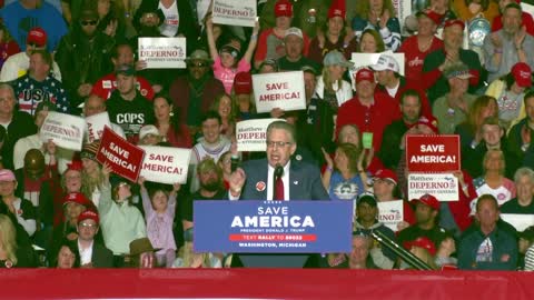 Matt DePerno Remarks at Save America Rally in Washington Township, MI - 4/2/22