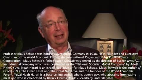 Klaus Schwab | The Author of COVID-19 / The Great Reset Shares About His Early Life Being Raised by Eugen Schwab Who Served As the Director of Escher Wyss AG