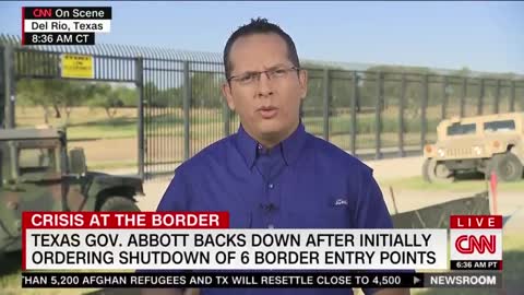 CNN Talks Recent Influx of Illegal Immigrants at Border: "9,500 Migrants Are Living Under A Bridge"