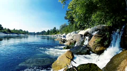 Sleep Better Listening to the Peaceful Sound of a Natural Small Waterfall