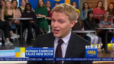 Ronan Farrow: Hillary canceled interview when she found out he was working on Weinstein story