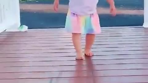 Funny baby daancer