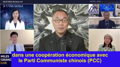 20220227 Miles Guo : Même si le PCC n'attaque pas Taiwan, il sera exclu du système Swift.