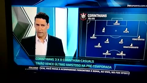 Italian TV Soccer Commentator Collapses On Air