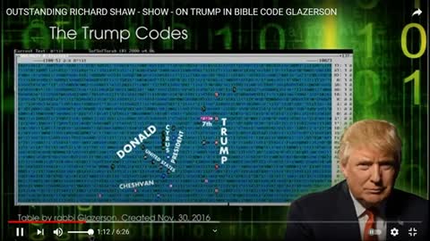 RICHARD SHAW SHOW ON DONALD TRUMP IN BIBLE CODE