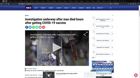 PROOF COVID19 VACCINES ARE KILLING PEOPLE FROM VAERS GOVERNMENT REPORTS