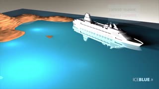 (HD) Ricostruzione 3D incidente Costa Concordia - 3D Animation of Costa Concordia accident