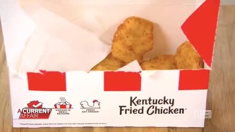 KFC 3D PRINTED CHICKEN NUGGETS, THE FAST FOOD OF THE FUTURE IS HERE.🕎Ezekiel 4:13 “defiled bread”
