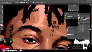 How To Cartoon Yourself !- Step By Step 21 Savage Tutorial ( ADOBE ILLUSTRATOR )