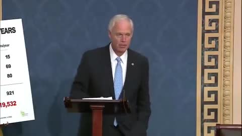 Sen Ron Johnson: The Covid Gods don't care about vaccine injury nor early treatment - 8 Dec 2021