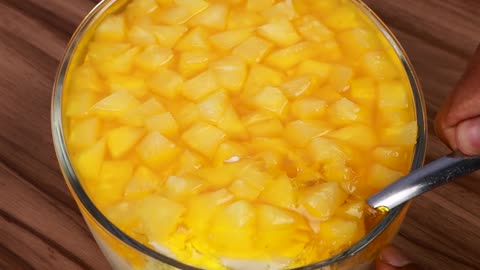 Creamy and Cold Pineapple Dessert!