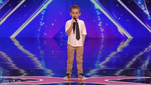 Kid Comedian in America's Got Talent (So Cute)