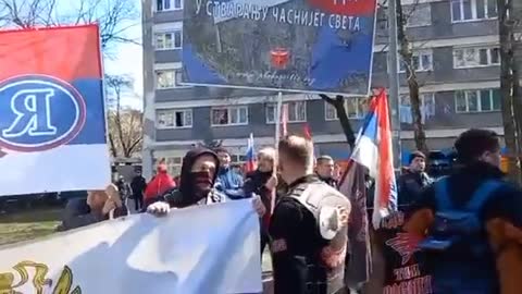 A Rally in support of Russia was held in Banja Luka (Republic of Srpska, part of Bosnia