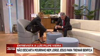 Luis Filipe Vieira foi ao novo programa da Cristina Ferreira