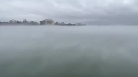 Dense fog hovers over D.C area