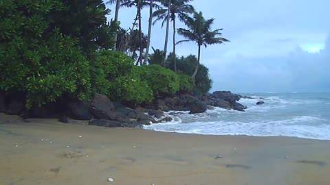 Raining Beach