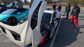 Super Cars donated for Toys 4 Tots - Lucid Test Drive!