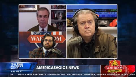 Steve Bannon interviews Nigel Farage