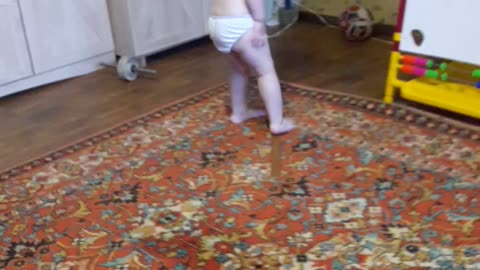 baby dancing to a fun song