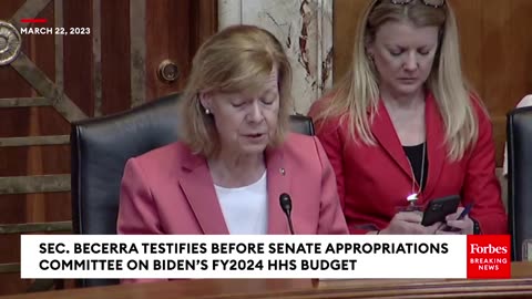 HHS Sec. Xavier Becerra Testifies Before Senate Appropriations Committee On Biden's FY2024 Budget