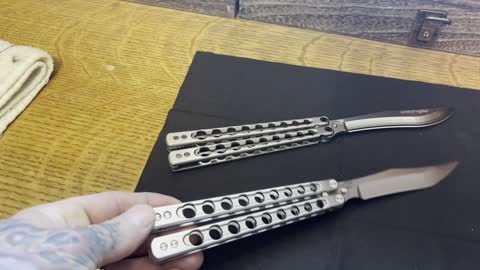 Two Classic Clean HazeTac Balisongs!