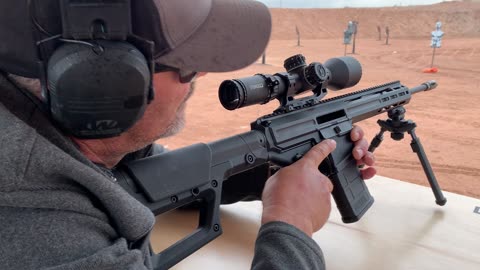 What the @%$^!? The barrel moves. Olympus Arms Vulcan Rifle