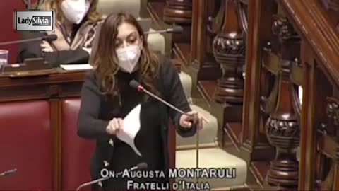 Stop: on. Augusta MONTARULI contro le misure del Governo - Ascolta bene cosa dice!