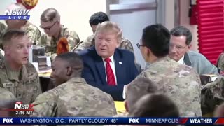 Happy Thanksgiving everyone! President Trump flew 13 hours overnight on Thanksgiving to surprise our soldiers in Afghanistan 🦃🇺🇸