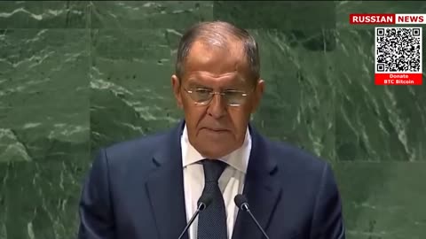 Russian Diplomant Sergei Lavrov speaks Great sense to the corrupted U.N.