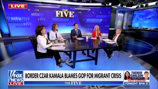 'She's A Catastrophe': 'The Five' Rips Kamala Harris Over Border