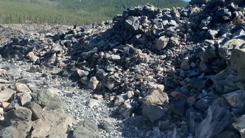 Central Oregon – Newberry Volcanic National Monument – Obsidian Laden Trail – 4K