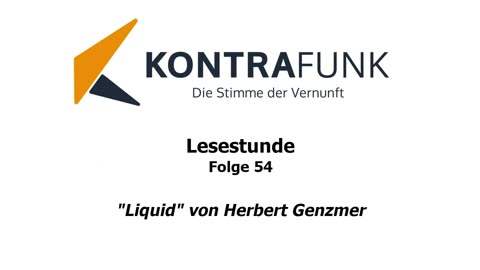 Lesestunde - Folge 54: „Liquid“ von Herbert Genzmer