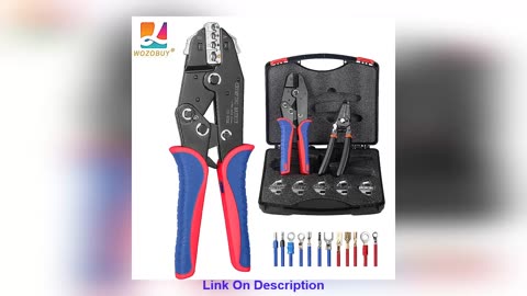 Review WOZOBUY Crimping Tool Set - Ratcheting Wire C