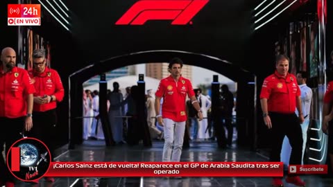 ¡Carlos Sainz está de vuelta! Reaparece en el GP de Arabia Saudita tras ser operado