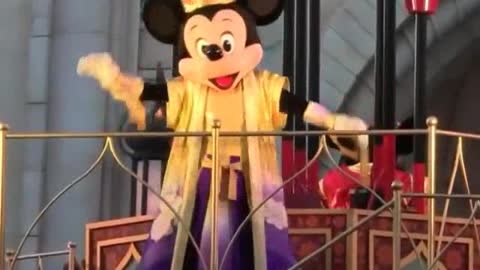 Mighty King Micky Mouse Performs His Show