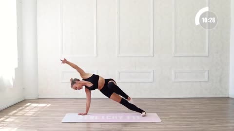 FULL ENERGIZING BARRE YOGA FLOW FOR DEFINITION + FLEXIBILITY