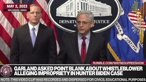 Merrick Garland was asked about investigation into Hunter Biden