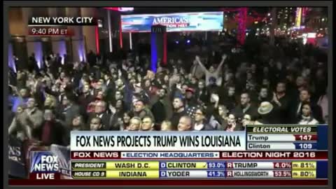 Election Night 2016 Trump Win (Fox News)