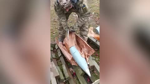 Ukrainian Soldier Unwraps Explosive Early Xmas Present He Plans To Gift Russian Invaders