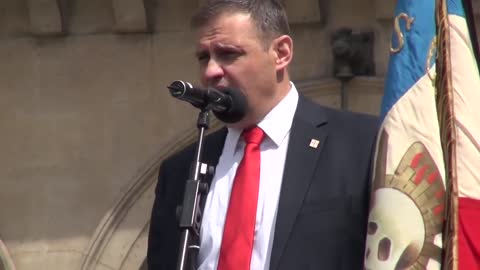 Intervention de Yvan Benedetti Défilé de Jeanne d'Arc Paris France 10 Mai 2015