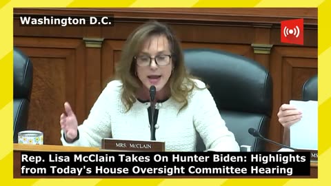 McClain Takes On Hunter Biden